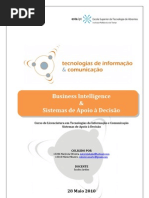 SAD/ESTA - Business Intelligence & Sistemas de Apoio à Decisão