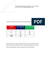 Tarea Semana 13 Cuarto Medidas de Tendencia Central