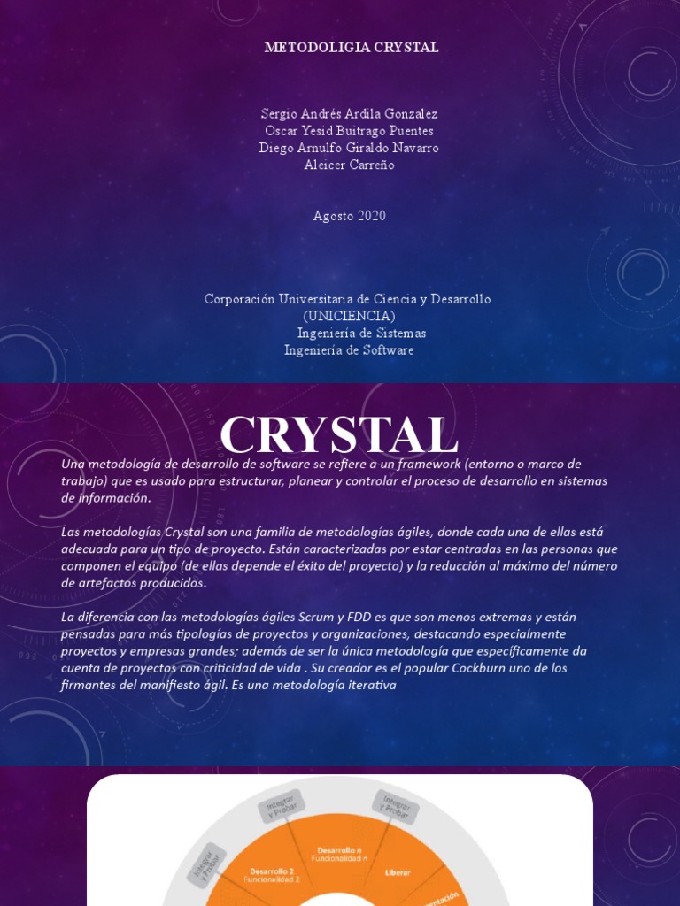 Crystal  | PDF | Desarrollo Ágil de Software | Ingeniería de software