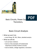 Basic Circuits, Power Supplies, Transistors