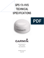 Gps 17X Hvs Technical Specifications: Garmin International, Inc. 1200 E. 151 Street Olathe, KS 66062 USA
