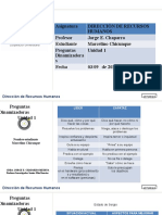 CASO PRACTICO Unidad 1 Dirección de RR HH