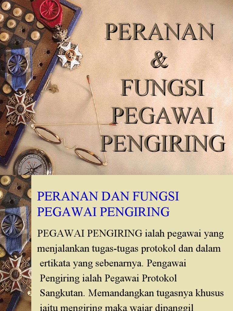 2pegawai Pengiring | PDF