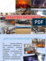 Desastres Naturales Diapositivas
