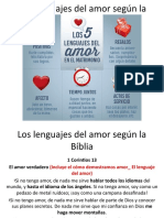 Los Lenguajes Del Amor Según La Bíblia