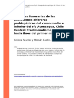 Andrea Saunier y Hernan Avalos (2010) - Practicas Funerarias de Las Poblaciones Alfareras Prehispanicas Del Curso Medio e Inferior Del Rio (..)
