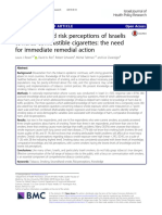 Knowledge and Risk Perceptions of Israelis Towards Combustible Cigarettes PDF