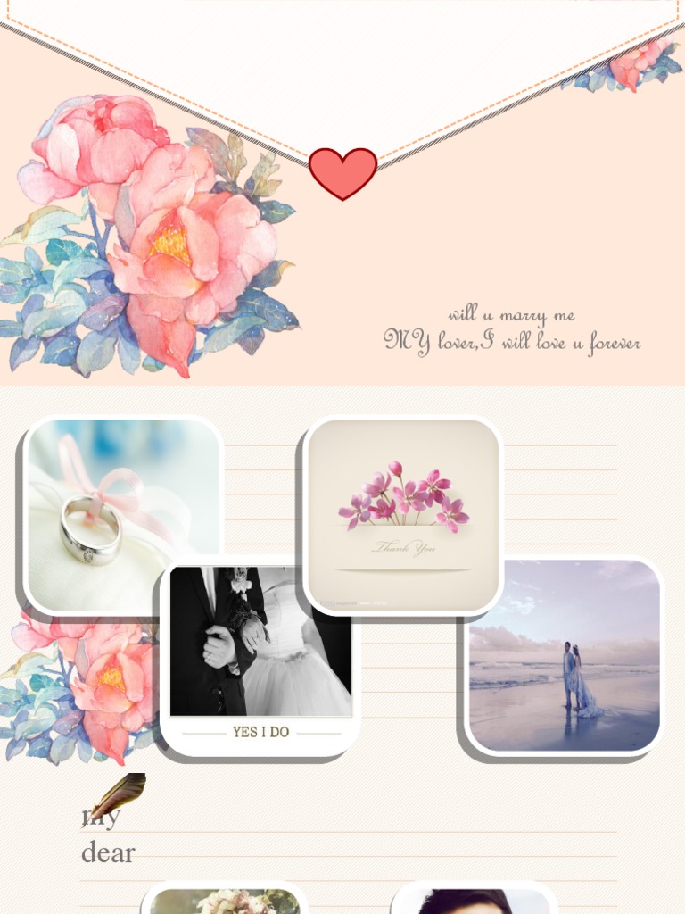 Beautiful Envelope Style Template-WPS Office | PDF