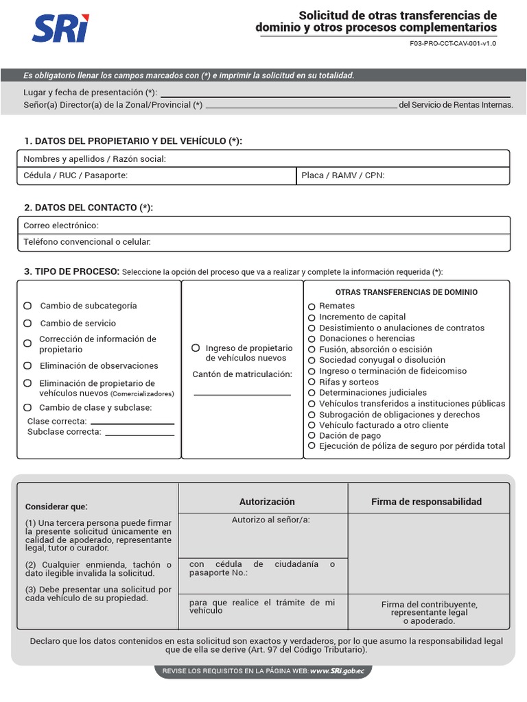 Formulario Veh-03 | PDF | Informática | Informática y tecnología de la ...