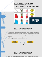 Par Ordenado - Producto Cartesiano