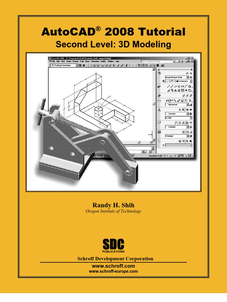 Autocad 2008 Tutorial: Second Level: 3D Modeling | PDF