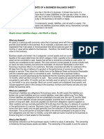 Components of A Business Balance Sheet PDF