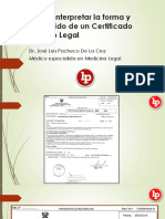 Certificado Medico Legal PDF