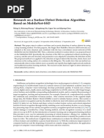 Applied Sciences: Research On A Surface Defect Detection Algorithm Based On Mobilenet-Ssd