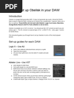 How To Set Up Obelisk in Your DAW