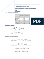 Ejercicios Rendimiento y Riesgo Capm