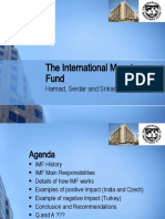 The International Monetary Fund: Hamad, Serdar and Srikant