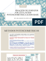 Determinacion de Fosfatos Por Titulacion Potenciometrica Acido-Base