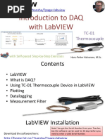 Introduction To DAQ With LabVIEW - Overview