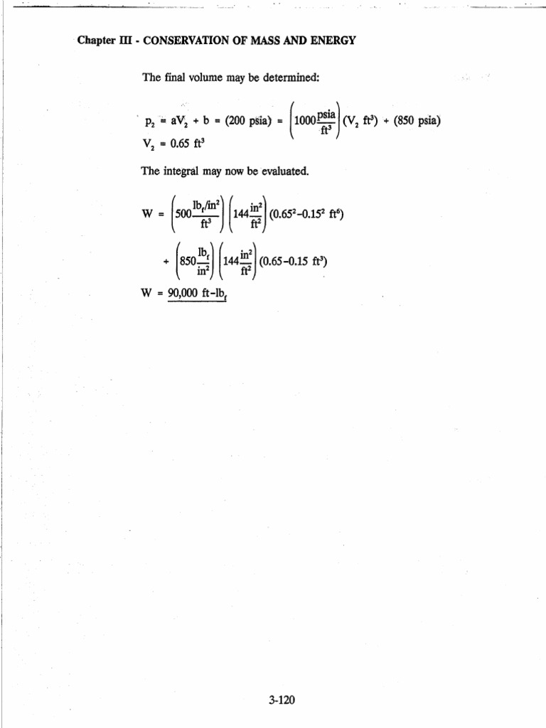 Mass and Energy Conservation Calculations | PDF | Teaching Methods ...