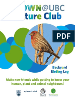 Nature Club Bird Log