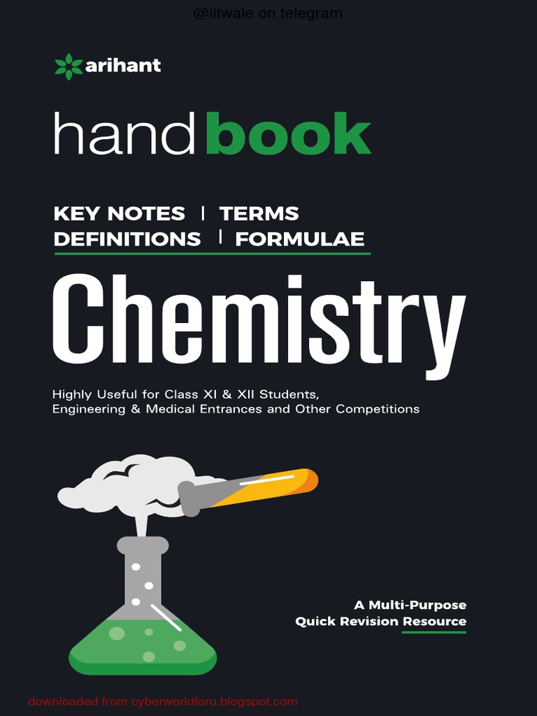 ARIHANT CHEMISTRY HAND BOOK PDF visual data 3
