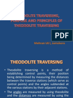 Theodolite Traversing, Purpose and Principles of Theodolite Traversing