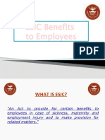 ESIC Benefits for Employees