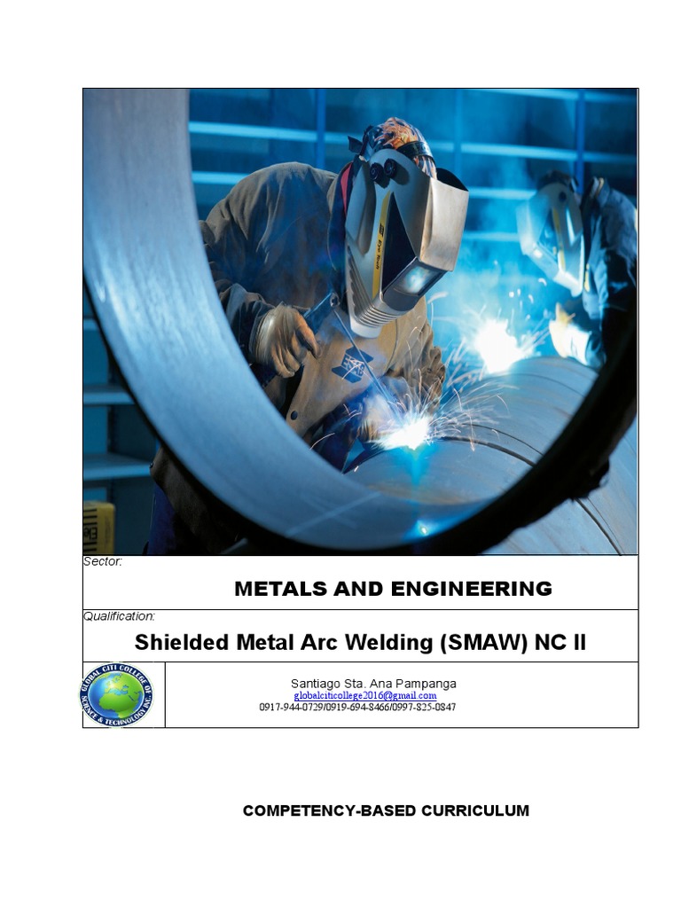 CBC Smaw NC I PDF Personal Protective Equipment Occupational