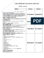 Programari Reatribuire Locuri de Parcare Pentru Restantieri 2019