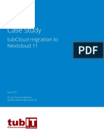 Case Study: Tubcloud Migration To Nextcloud 11