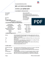 MSDS Nươc Lau Kinh Gift