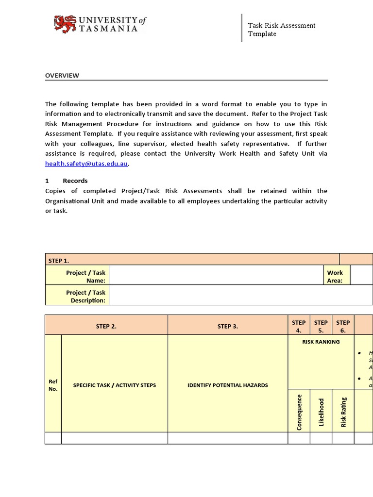 Health - Safety@utas - Edu.au: 1 Records | PDF | Business