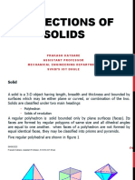 Projections of Solids: Prakash Katdare Assistant Professor Mechanical Engineering Department SVKM'S Iot Dhule