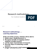 Research Methodology: For Medical Students