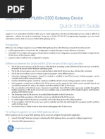 SWM0107 LogicLinx on a Multilin G500 Quick Start Guide V100 R0