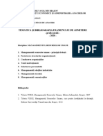 Tematica MSA PDF