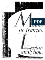 Filimonova I L Yur Eva e Yu Manuel de Francais Lecture Analy PDF