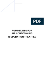 Rguidelines For Air Conditioning in Operation Theatres