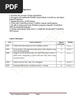 Course Learning Objectives:: S.No. Course Outcomes Blooms Taxonomy CO1 CO2 CO3