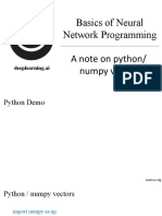W2.A Note On Pythonnumpy Vectors