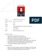 Curriculum Vitae HIKMA