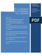 TOS 4 Unit 2 Concrete Technology & Standard R.C.C Section-1-1