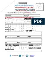 Dir Lower: Application Form Original Challan Receipt