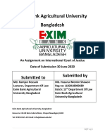 Bank Agricultural University Bangladesh: Submitted To Submitted by