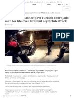 Abdulkadir Masharipov - Turkish Court Jails Man For Life Over Istanbul Nightclub Attack - BBC News