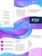 Template Pamplet Blue