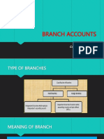 Branch Accounts: CA. Jindal