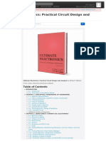 Ultimate Electronics: Practical Circuit Design and Analysis: Table of Contents