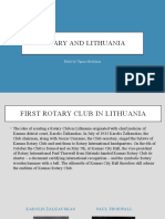 Rotary and Lithuania: Made by Ugnius Bieliūnas